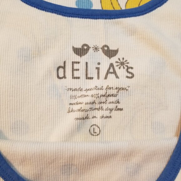 COPY - The *Original dELiA*s Gone Bananas/Blue Polka Dot Tank - Picture 3 of 3